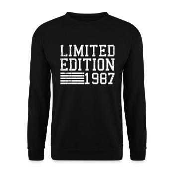 Édition limitée anniversaire 1987 - Sweat-shirt Unisexe - noir - Devant - Alina (178cm) & Michal (187cm)