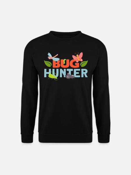 Bug Hunter Collecting Ideabettle - Unisex Pullover - Schwarz
