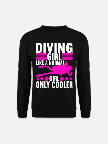 Tauchen Taucher Scuba Diving - Unisex Pullover - Schwarz