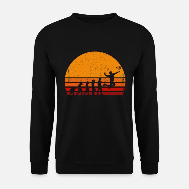 Badminton and Badminton Evolution - Unisex Sweatshirt - black