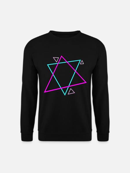 90s Symbols Pattern 90s Design - Unisex Sweatshirt - black