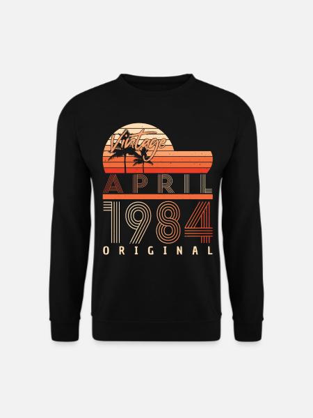 1984 April Original - Unisex Sweatshirt - black