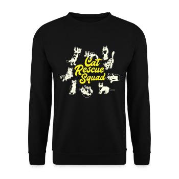 Militant des droits des animaux Végétalien Végétarien Amoureux des animaux Animal - Sweat-shirt Unisexe - noir - Devant - Alina (178cm) & Michal (187cm)