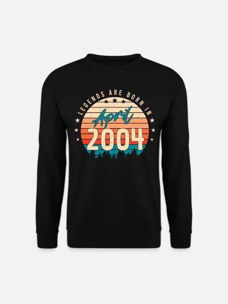 Finally 18 years April 2004 - Unisex Sweatshirt - black