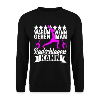 Turnen Turner - Unisex Pullover - Schwarz - Vorne - Alina (178cm) & Michal (187cm)