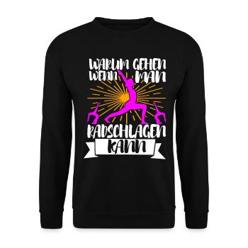 Turnen Turner - Unisex Pullover - Schwarz - Vorne - Alina (178cm) & Michal (187cm)