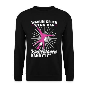 Turnen Turner - Unisex Pullover - Schwarz - Vorne - Alina (178cm) & Michal (187cm)