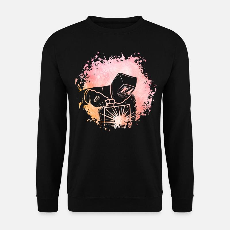 Schweißer Retro - Unisex Pullover - Schwarz
