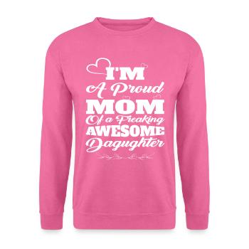 Mutter Und Tochter - Unisex Pullover - Pink - Vorne