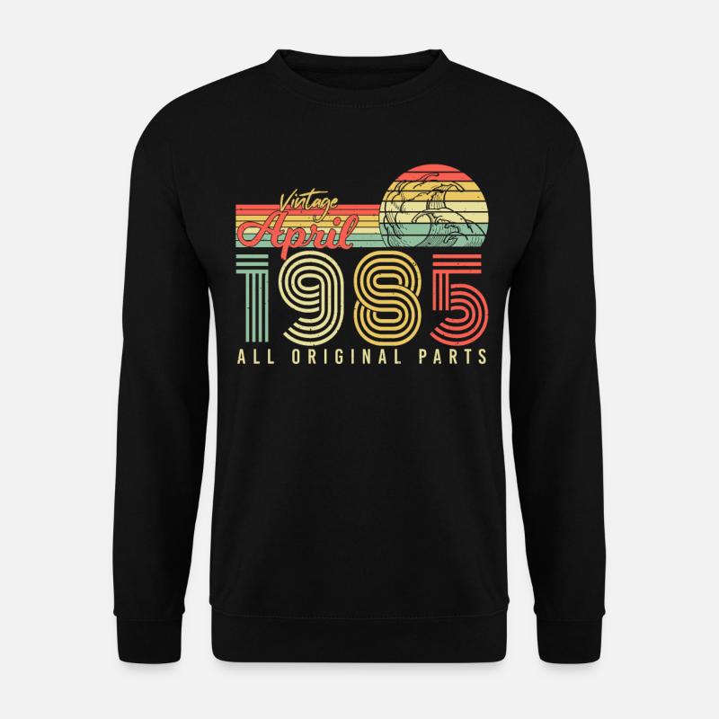 Born April 1985 - Unisex Sweatshirt - black