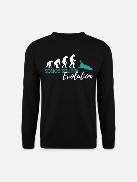 Space Shuttle Evolution - Unisex Sweatshirt - black