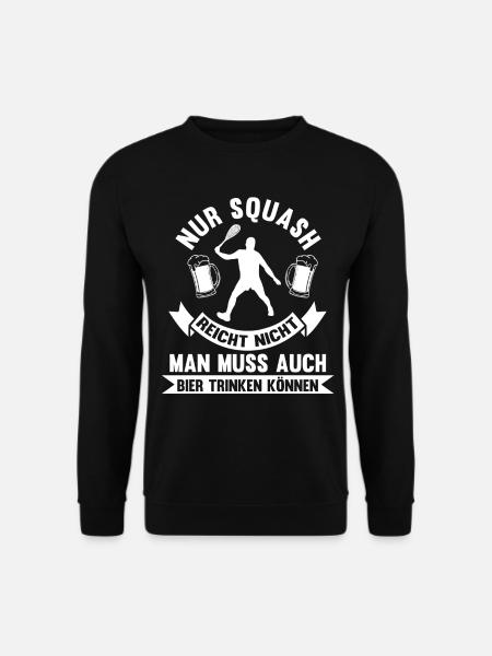 Bier Squash - Unisex Pullover - Schwarz
