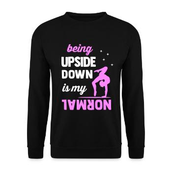 Gymnastique - Sweat-shirt Unisexe - noir - Devant - Alina (178cm) & Michal (187cm)