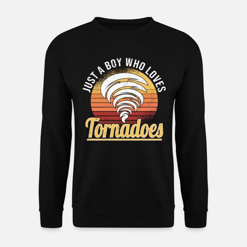 Tornadojäger Tornado Tornado Chaser Wirbelsturm - Unisex Pullover - Schwarz