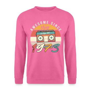 Mai 1973 Retro - Unisex Pullover - Pink - Vorne
