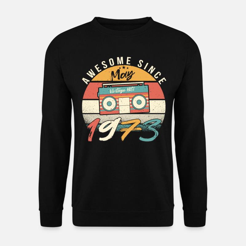 Mai 1973 Rétro - Sweat-shirt Unisexe - noir
