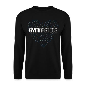 Gymnastique Gymnastique Gymnastique au sol Gymnastique artistique - Sweat-shirt Unisexe - noir - Devant - Alina (178cm) & Michal (187cm)