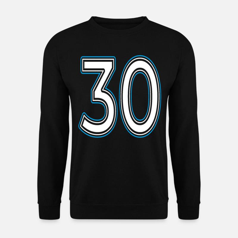 Numéro numéro 30 - Sweat-shirt Unisexe - noir