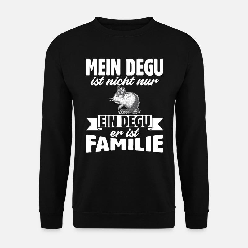 Deguhalter Degus Degu - Unisex Pullover - Schwarz