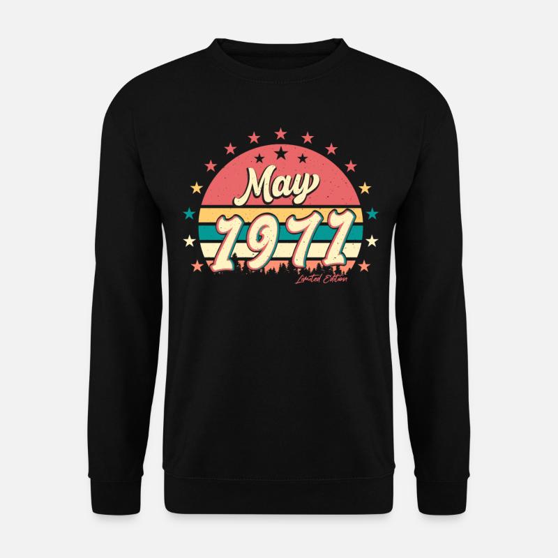 1971 May Retro - Unisex Sweatshirt - black