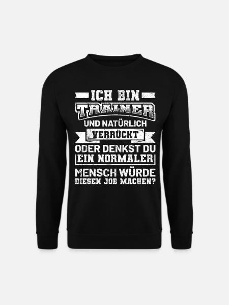 Fußballtrainer - Unisex Pullover - Schwarz