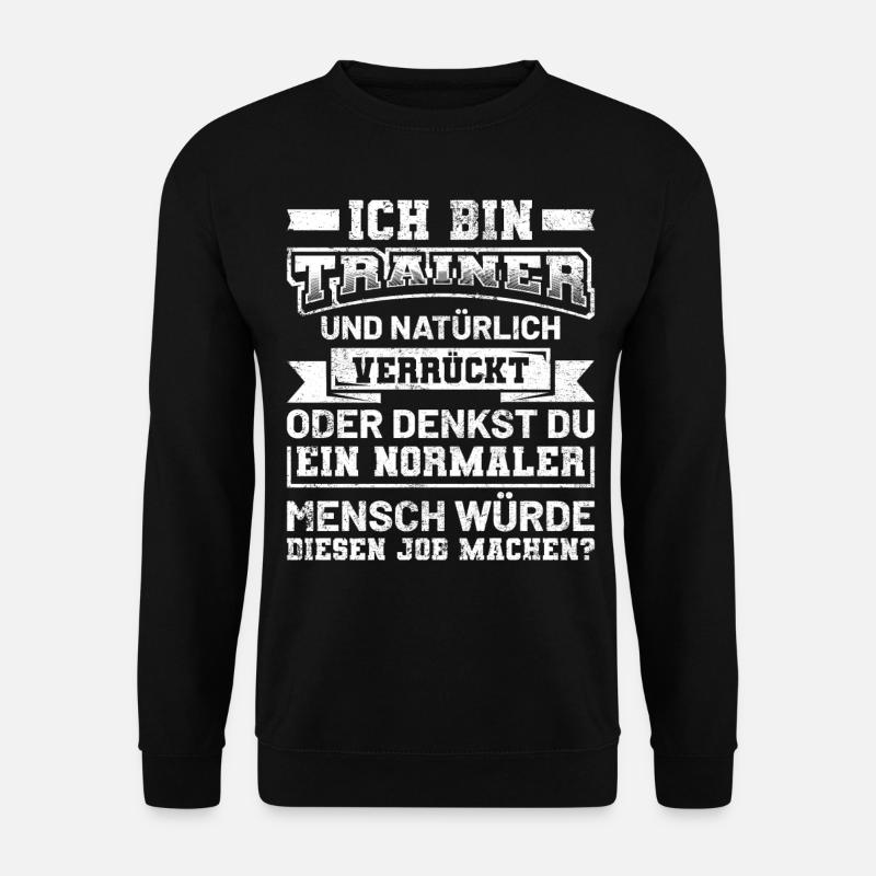 Fußballtrainer - Unisex Pullover - Schwarz