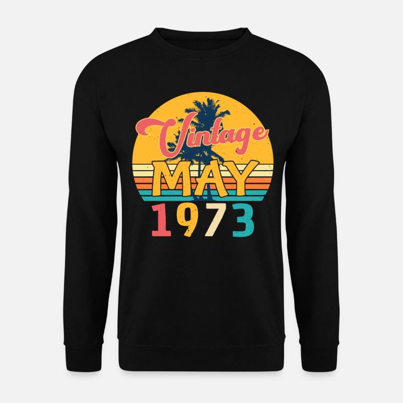 Mai 1973 Rétro - Sweat-shirt Unisexe - noir