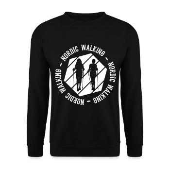 Marche nordique Bâtons de marche nordique - Sweat-shirt Unisexe - noir - Devant - Alina (178cm) & Michal (187cm)