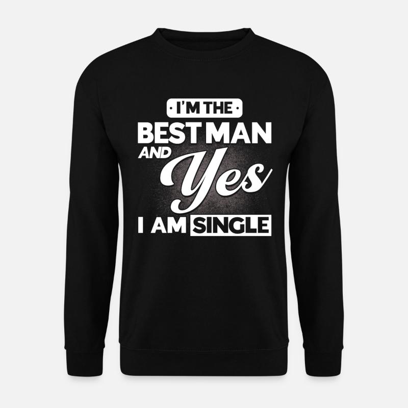 Best man wedding marriage - Unisex Sweatshirt - black