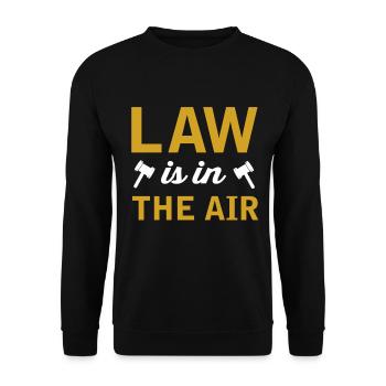 Lawyer - Unisex Sweatshirt - black - Front - Alina (178cm) & Michal (187cm)