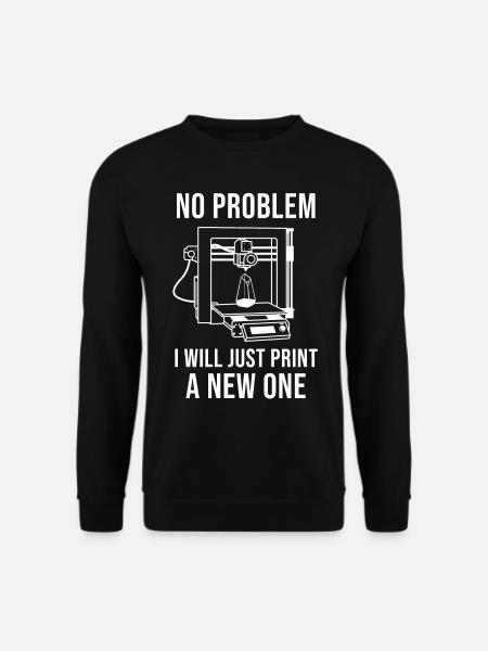 3d Printer - Unisex Sweatshirt - black