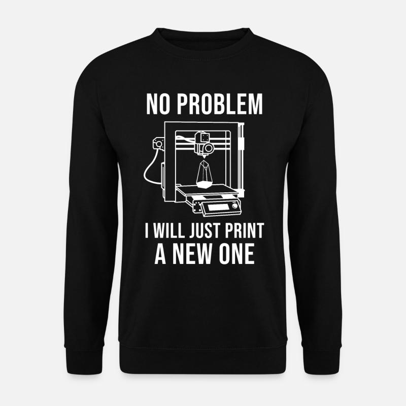 Imprimante 3D - Sweat-shirt Unisexe - noir