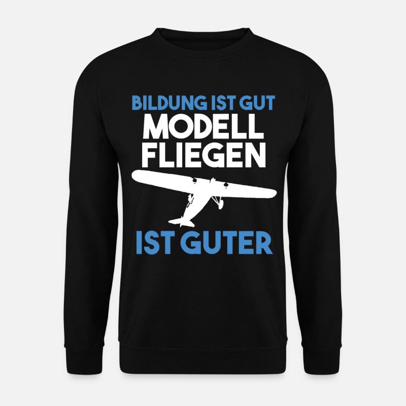 Modellfliegen Modellflieger - Unisex Pullover - Schwarz
