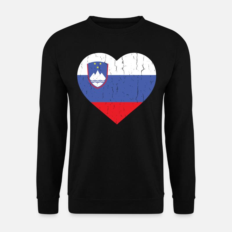 SLOVÉNIE - Sweat-shirt Unisexe - noir