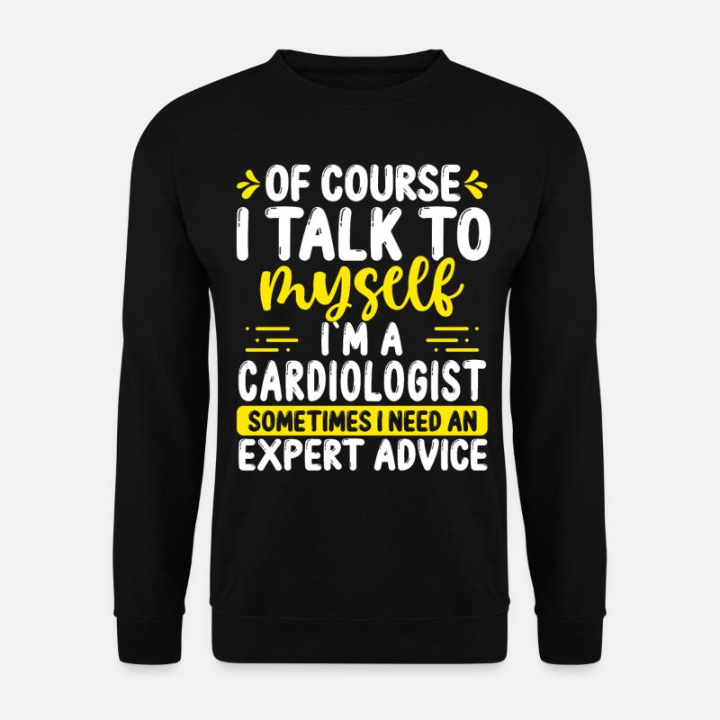 Cardiologist Appreciation Advice Heart Whisperer - Unisex Pullover - Schwarz