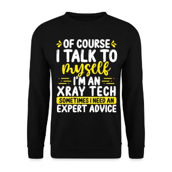 XRay Technologist Appreciation XRay Technician - Unisex Sweatshirt - black - Front - Alina (178cm) & Michal (187cm)