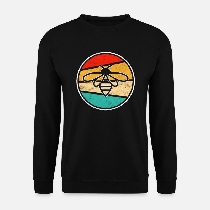 Bee Retro - Unisex Sweatshirt - black