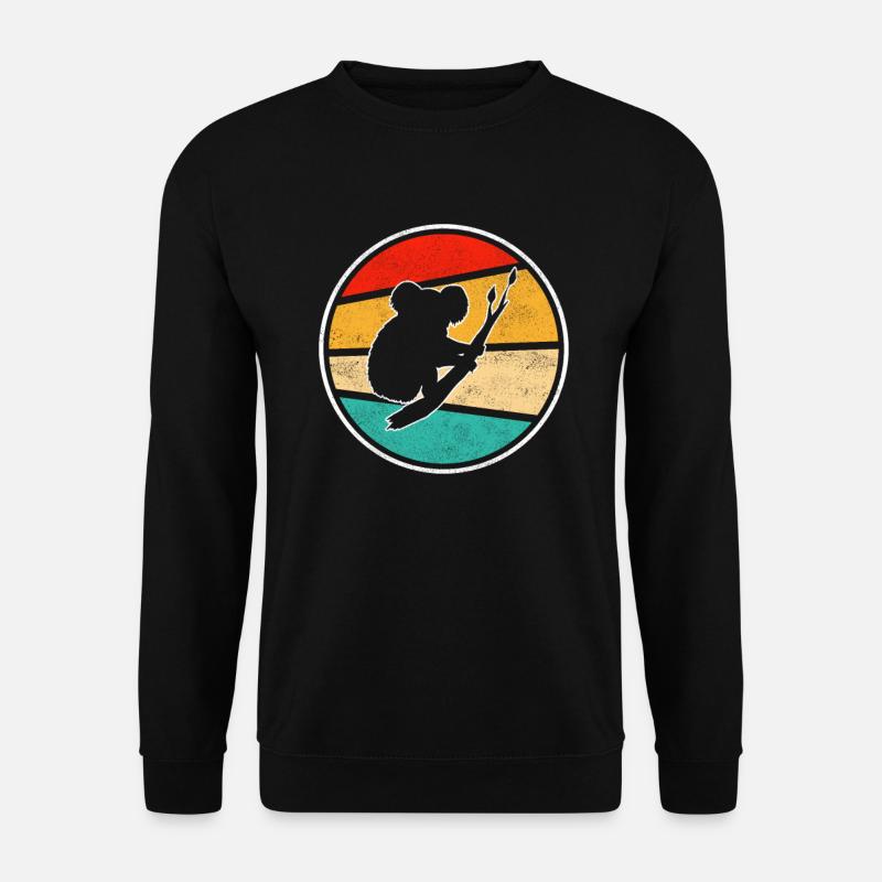 Koala Retro - Unisex Sweatshirt - black