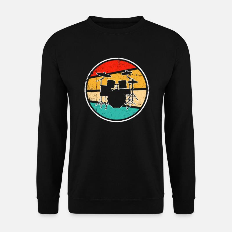 Batterie Rétro - Sweat-shirt Unisexe - noir
