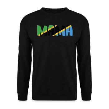 tanzanie mama - Sweat-shirt Unisexe - noir - Devant - Alina (178cm) & Michal (187cm)