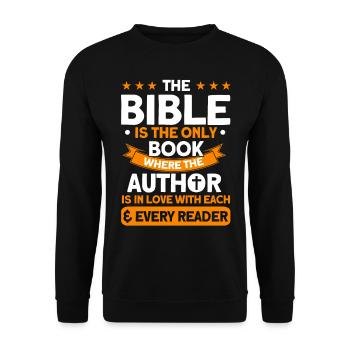 Église étudiante biblique Religieuse - Sweat-shirt Unisexe - noir - Devant - Alina (178cm) & Michal (187cm)