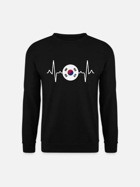 Südkorea Herzschlag - Unisex Pullover - Schwarz