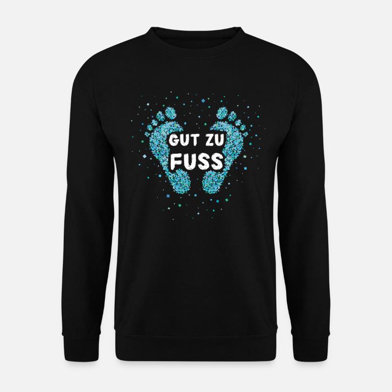 Gut Zu Fuß Fusspfleger Fusspflege - Unisex Pullover - Schwarz
