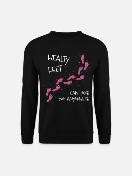 Foot Care Podiatry Podiatry - Unisex Sweatshirt - black