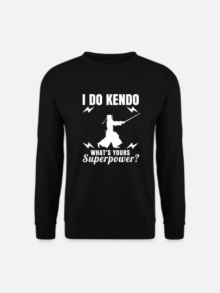 Kendo Martial Arts Kenjutsu Kendoka Samurai - Unisex Sweatshirt - black