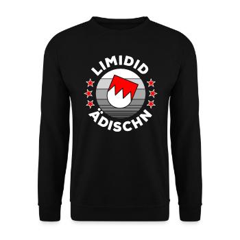 Limidid Ädischn Fränkisch Frankenland Franken - Unisex Pullover - Schwarz - Vorne - Alina (178cm) & Michal (187cm)