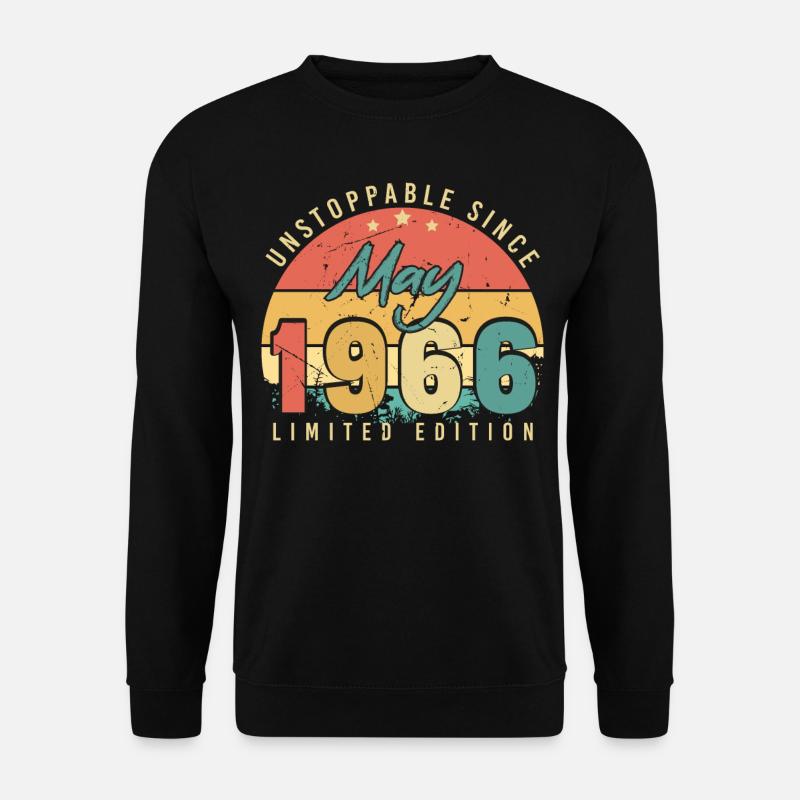 May 1966 Retro - Unisex Sweatshirt - black