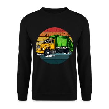 Garbage Man Gift Garbage Garbage Collection Waste Profession - Unisex Sweatshirt - black - Front - Alina (178cm) & Michal (187cm)