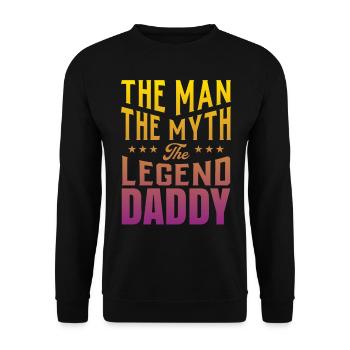Fête des Pères - Sweat-shirt Unisexe - noir - Devant - Alina (178cm) & Michal (187cm)