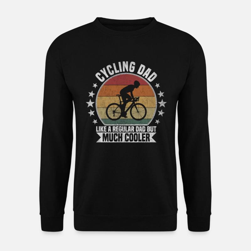 Cycling dad - Unisex Sweatshirt - black